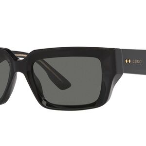 Gucci Black and Gold Designer Sunglasses NWB